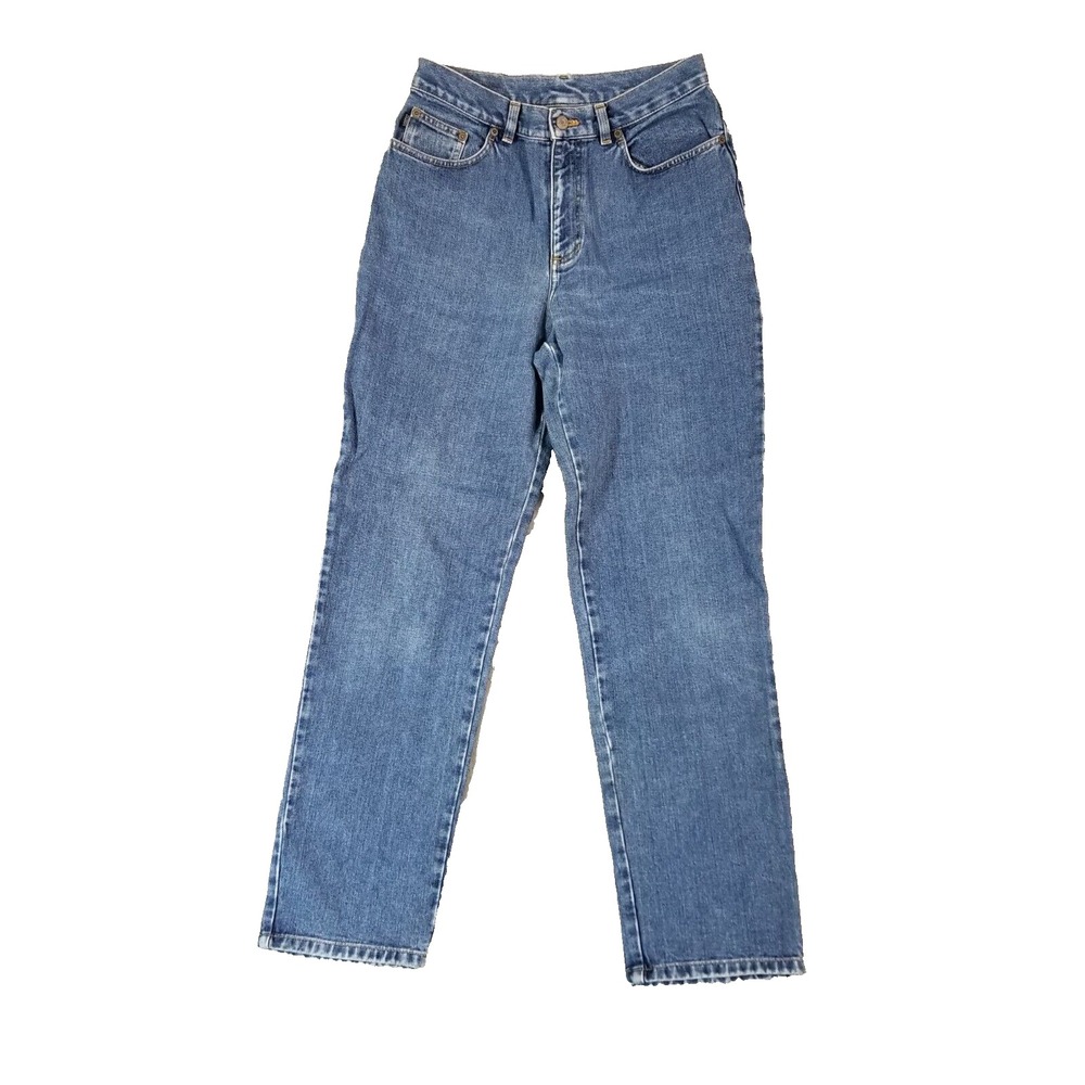 Lauren Ralph Lauren Jeans Womens 6 Blue Straight High Rise 28x31 Vintage Mom
